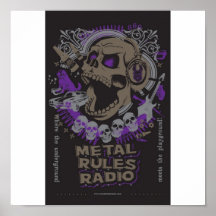Schreiendes Schädel-Plakat MRR
