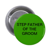 Schritt-Vater des Bräutigam KNOPFES Button