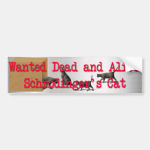 Schrodingers Katze Autosticker