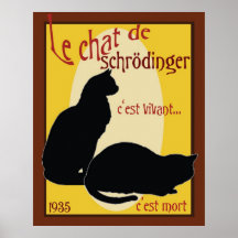 Schrodingers Katze Plakatdrucke