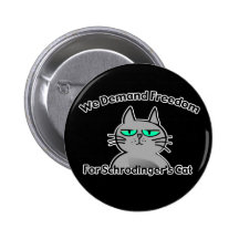 Schrodingers Katzelustiger Geek-Spaß Anstecknadelbuttons