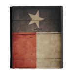 Schroffe hölzerne Texas-Flagge caseable hüllen