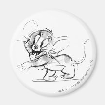 Schüchterne Skizze Jerry Kühlschrankmagnete