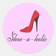 Schuh-ein-holic Aufkleber