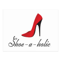 Schuh-ein-holic Postkarte