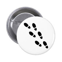 Schuhbahnen - Abdruck Anstecknadelbutton