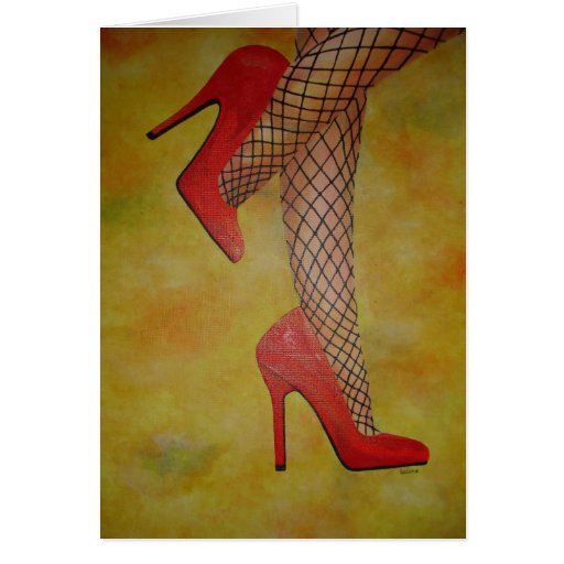 Schuhe der Sachen-zwei Karten