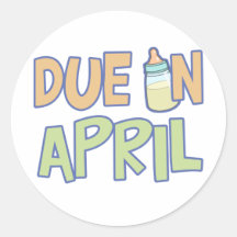 Schuld im April Stickers