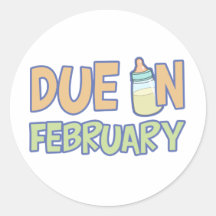 Schuld im Februar Sticker