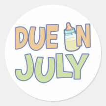 Schuld im Juli Sticker