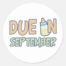 Schuld im September Aufkleber