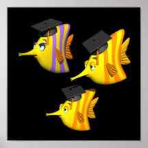 Schule der Fische Poster