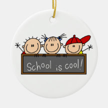 Schule ist cool ornament