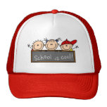 Schule ist cool trucker cap