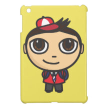 Schuljungen-Cartoon-Charakter iPad Minifall