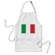 Schürze mit Flagge von Italien