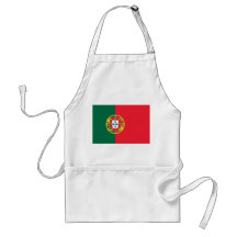 Schürze mit Flagge von Portugal
