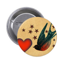 Schwalben und Sterne Button