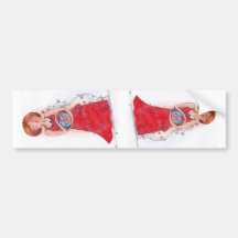 schwangere Mamma Auto Sticker