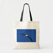 Schwarz-Browed Albatros im Flug Tragetasche