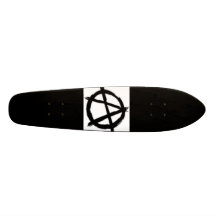 schwarz, schwarz, Anarchie Individuelles Skateboard