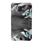 Schwarz-weißer Tiger Galaxy S2 Cover