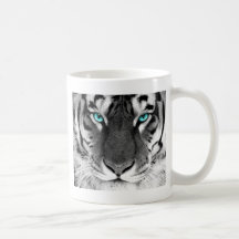Schwarz-weißer Tiger Kaffee Tassen