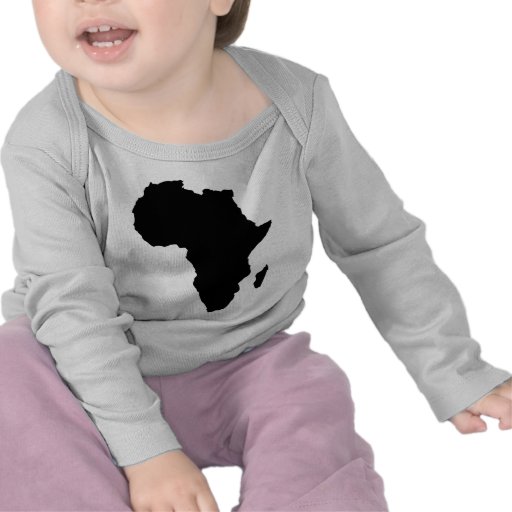 schwarze Afrika-Form Shirt