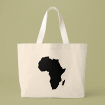 schwarze Afrika-Form taschen