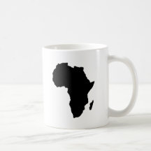 schwarze Afrika-Form Teehaferl