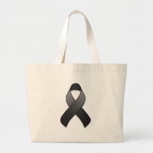 Schwarze Bewusstseins-Band-Tasche