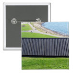 Schwarze Dachspitze in einer grasartigen Landschaf Buttons