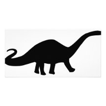 schwarze Dinosaurierikone Bilder Karten