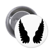 schwarze Engelsflügel buttons