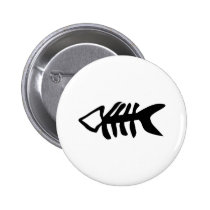 schwarze Fische Fishbones buttons