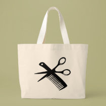 schwarze Friseurkammscheren taschen