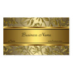 Schwarze Goldbronze-elegante mit BlumenVisitenkart