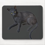 Schwarze Katze Mauspads