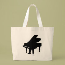 schwarze Klavierikone taschen