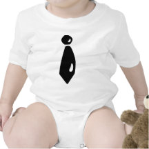 Schwarze Krawatte Body