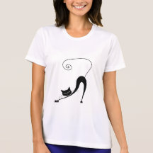 Schwarze launische Miezekatze 2 Shirts