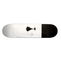 Schwarze launische Miezekatze 4 Skateboard Brett