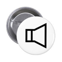 schwarze Lautsprecherikone buttons