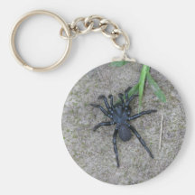 Schwarze Spinne Schlüsselanhänger