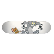 Schwarze Tatzen-Katze Toms und Jerry Skateboarddecks