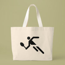 schwarze Tennisikone taschen