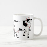 Schwarze u. weiße Kuh Tee Tasse
