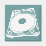 Schwarze u. weiße Turntable Magnete