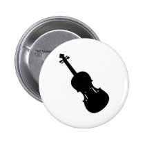 schwarze Violinenikone buttons