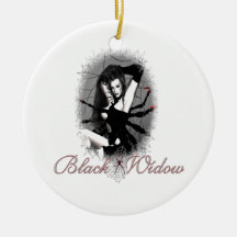 Schwarze Witwen-Verzierung Ornament